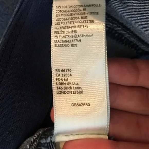 Free People size 28 stretch flare pants - Picture 9 of 13